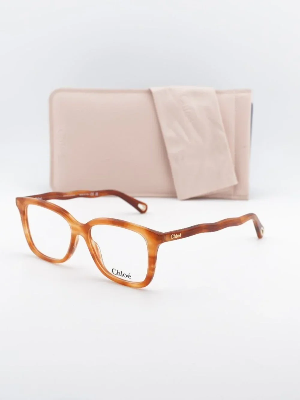 Chloe CH0090O 006 Square Eyeglasses 52mm - Havana